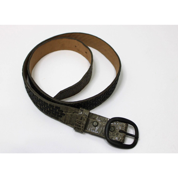 Calleen Cordero Belt Size 32 Gary Leather Mental Studded Handmade USA - Picture 8 of 11